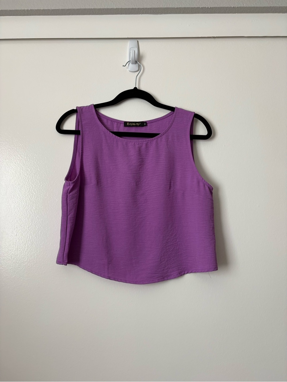 Roy & Lamp Purple Top - Bright Lilac Tee - Picture 4 of 11